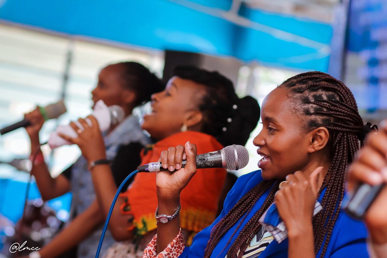 Choir women singing